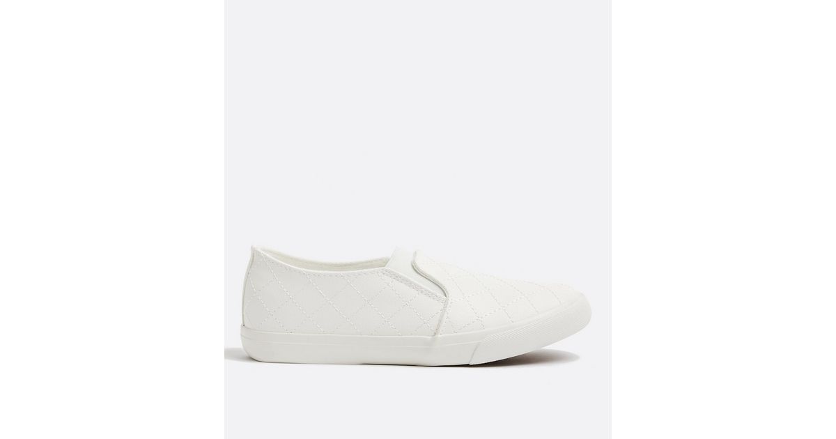 slip on trainers womens white
