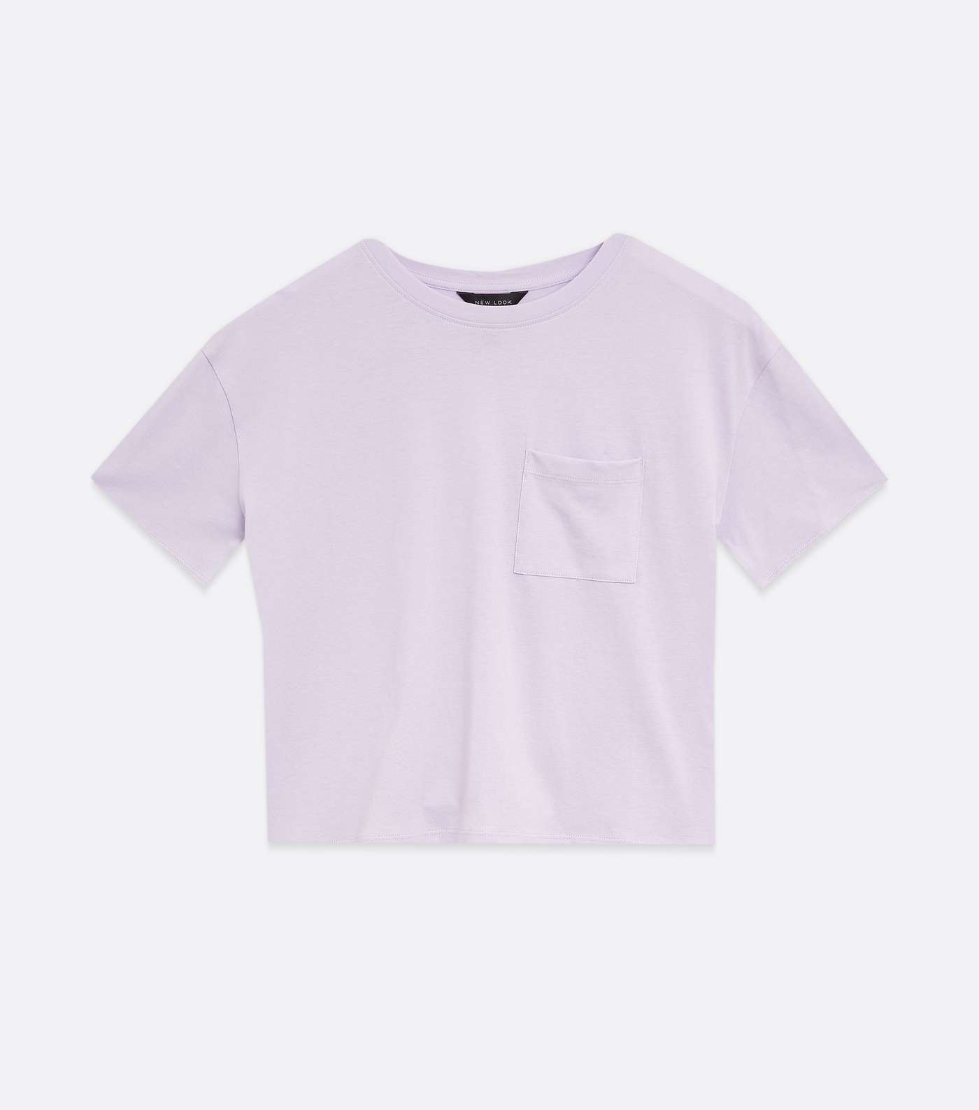 Light Purple Boxy T-Shirt Image 5