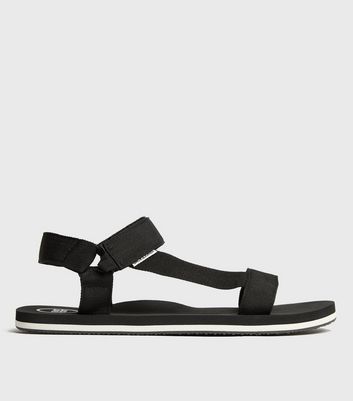 Black 2025 striped sandals