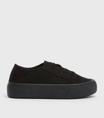 New look sale canvas trainers