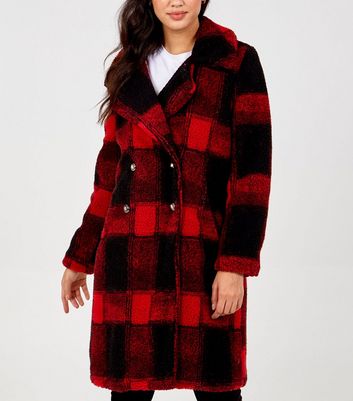 Taraval Teddy Coat - Red