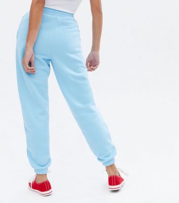Petite Pale Blue Cuffed Joggers | New Look