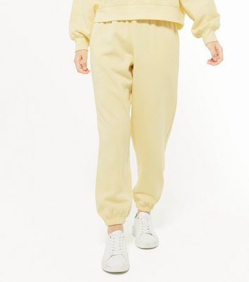 Pale hot sale yellow joggers