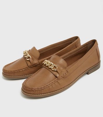 New look tan on sale loafers