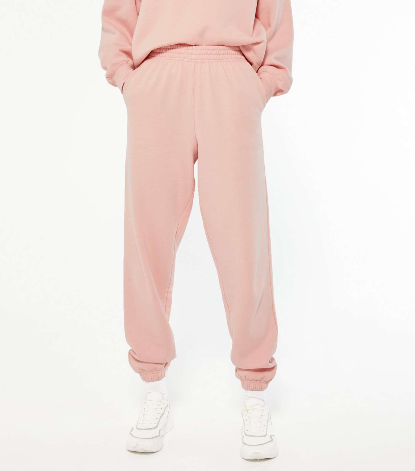 Tall Pale Pink Cuffed Joggers Image 2