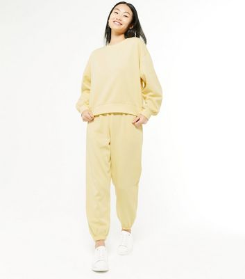 Pastel discount yellow sweatsuit