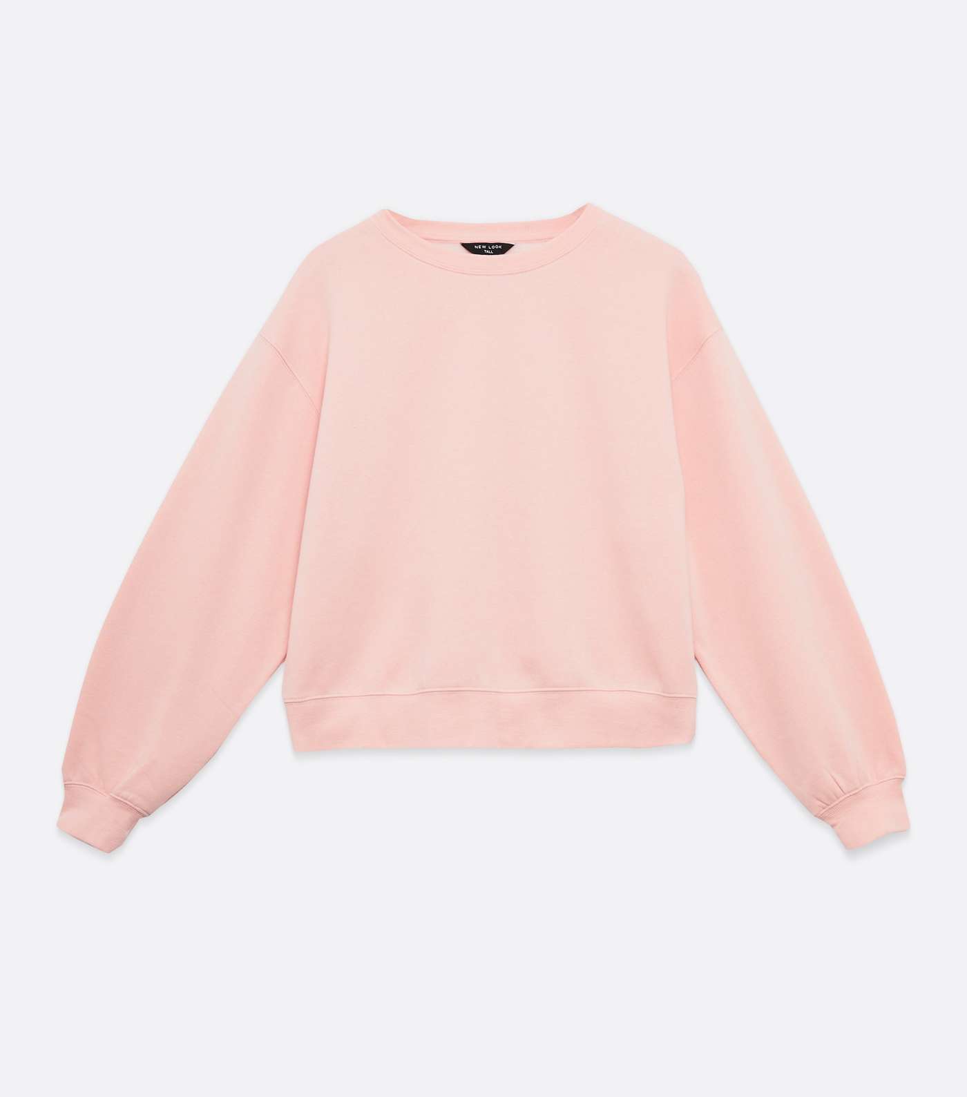 Tall Pale Pink Crew Neck Sweatshirt Image 5