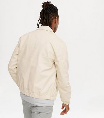 Off White Zip Up Harrington Jacket 