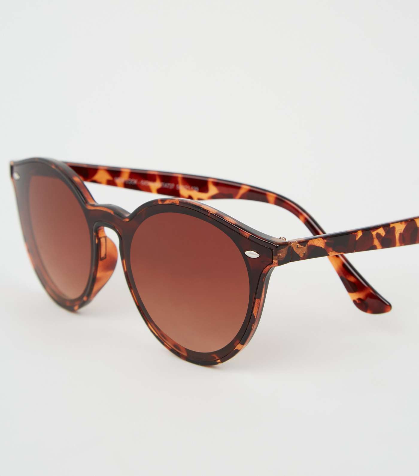 Girls Dark Brown Tortoiseshell Effect Sunglasses Image 4