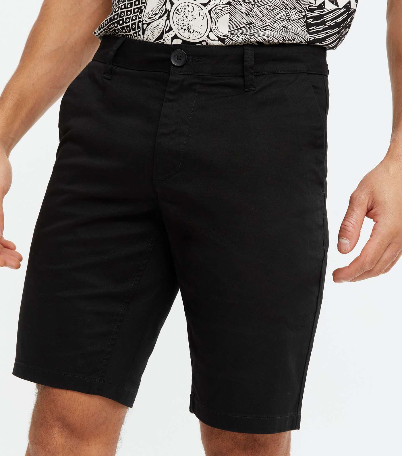 Only & Sons Black Chino Shorts Image 3