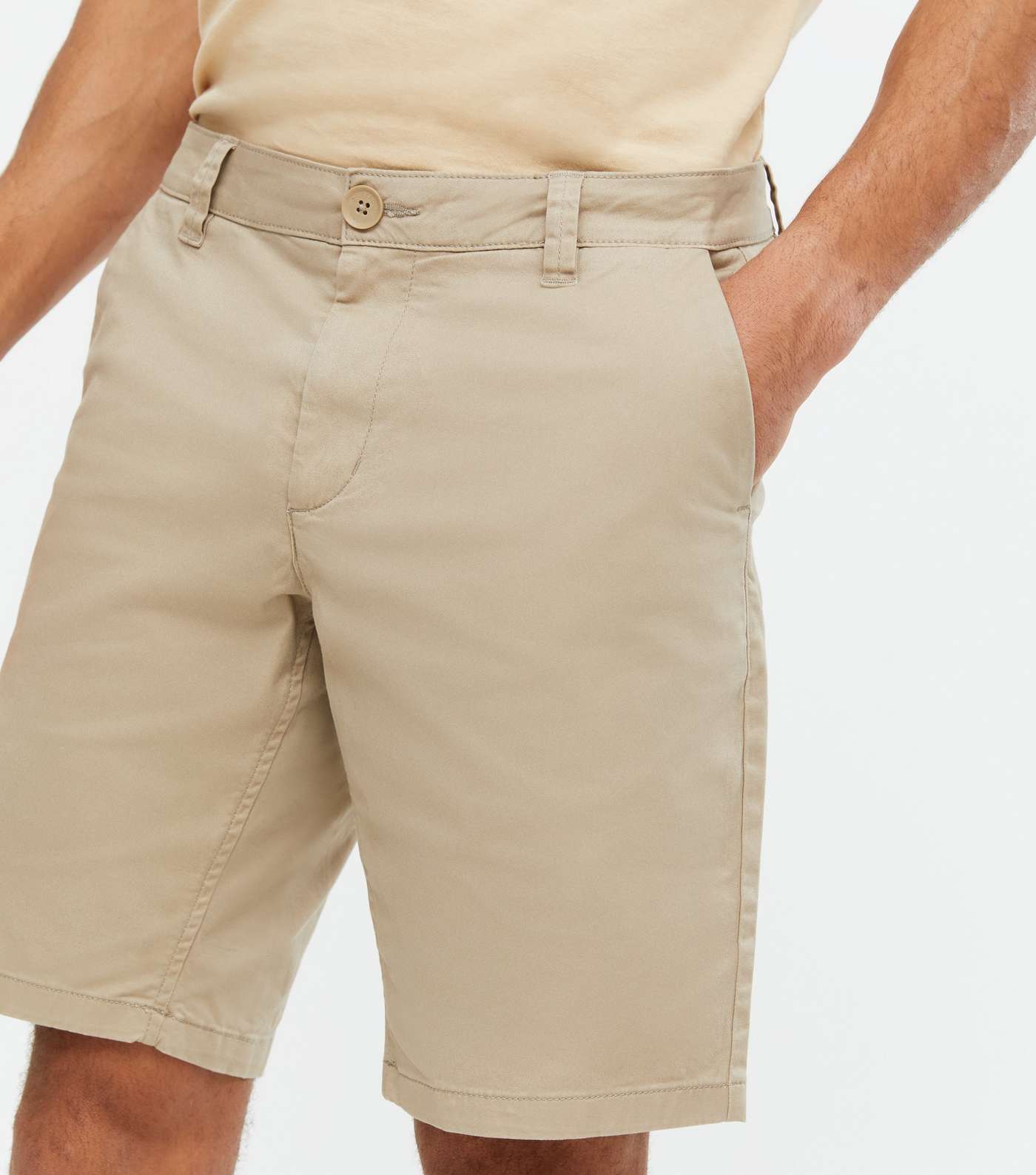 Only & Sons Stone Chino Shorts Image 3