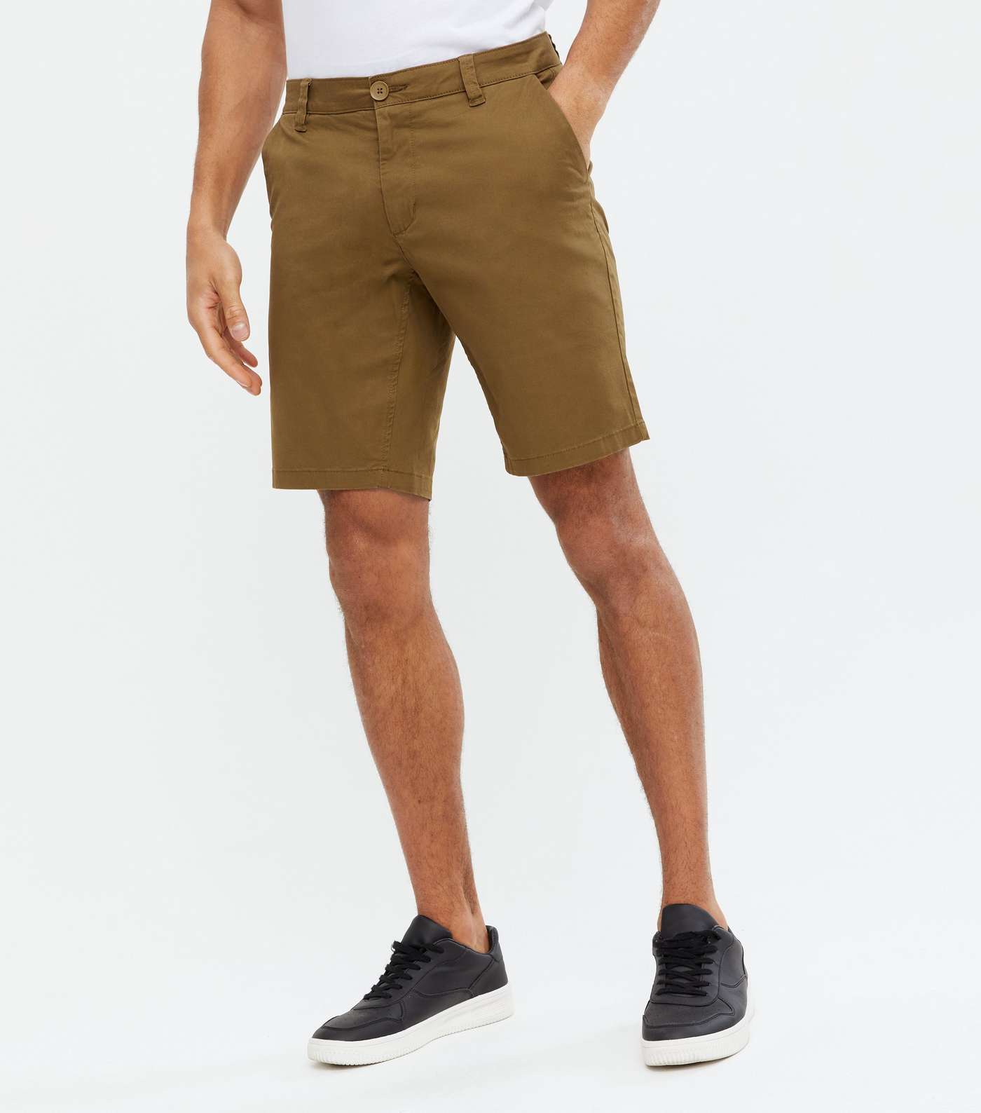 Only & Sons Tan Chino Shorts Image 2