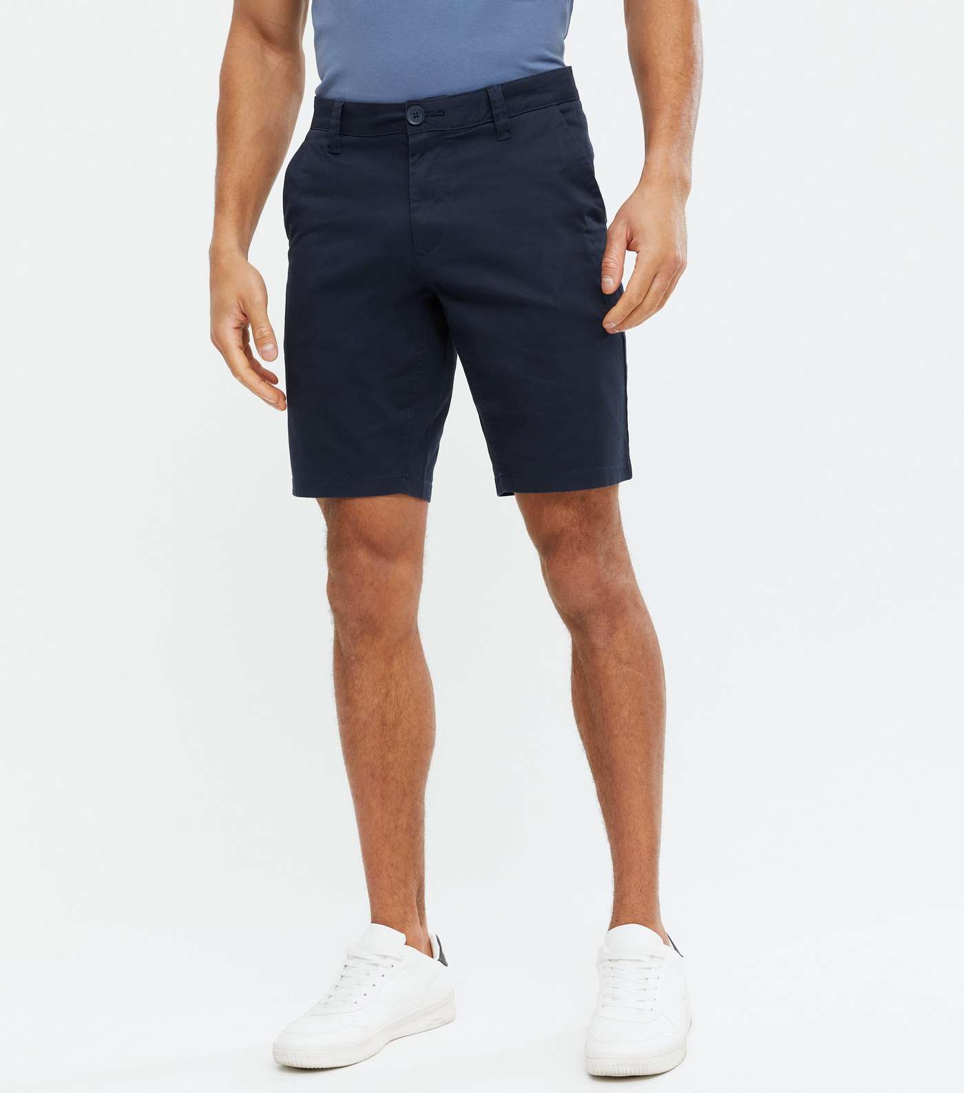 Only & Sons Navy Chino Shorts Image 2
