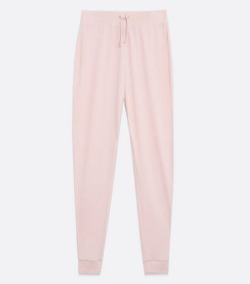 Pale pink store joggers