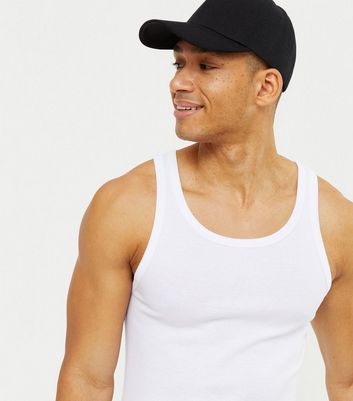 mens vest white