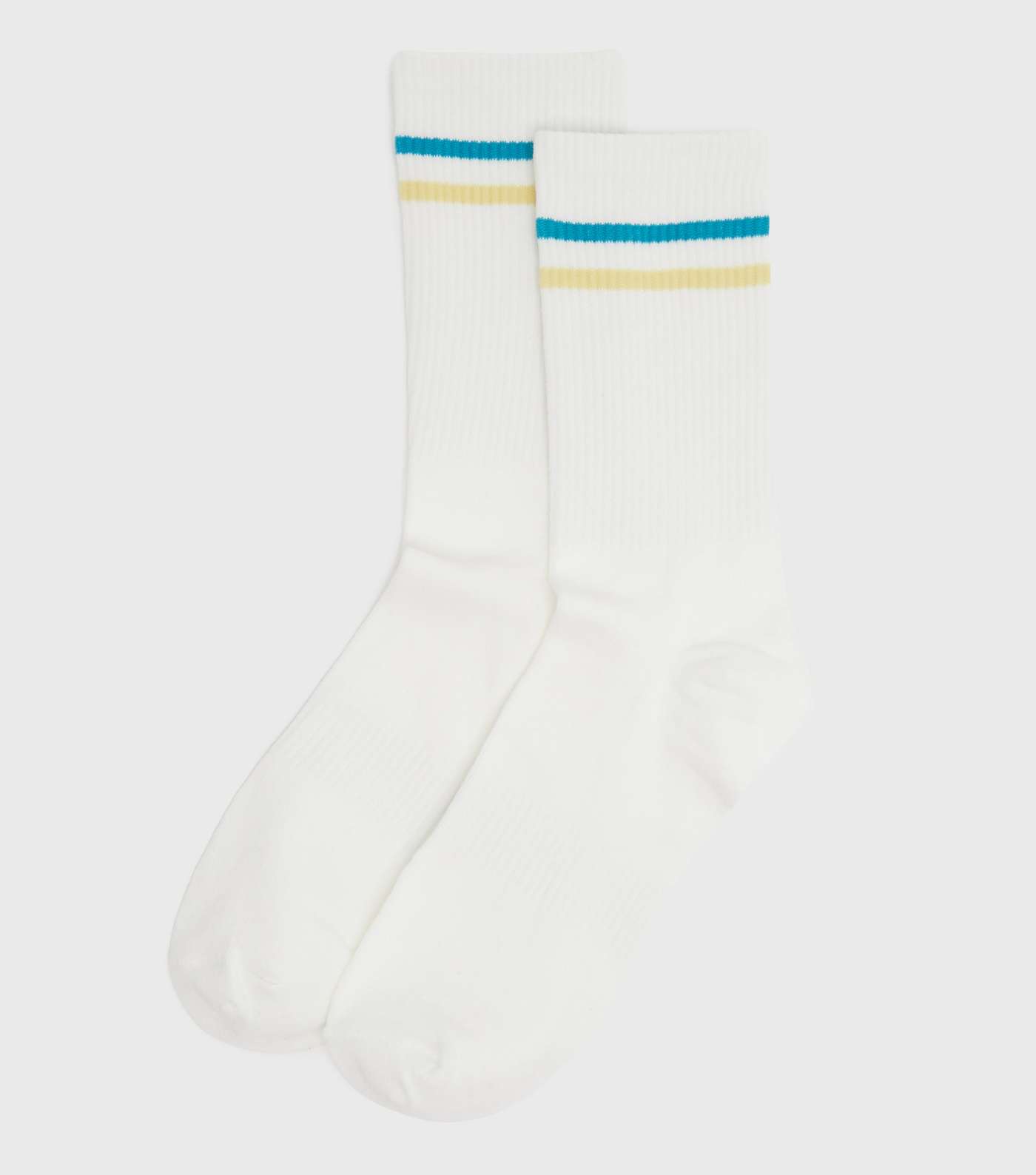 Only & Sons 2 Pack White Sports Stripe Socks