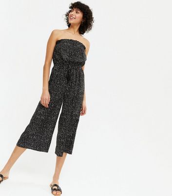 bandeau cropped jumpsuit