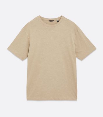 Light Brown Back Logo Oversized T-Shirt 