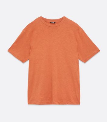 orange oversized tshirt