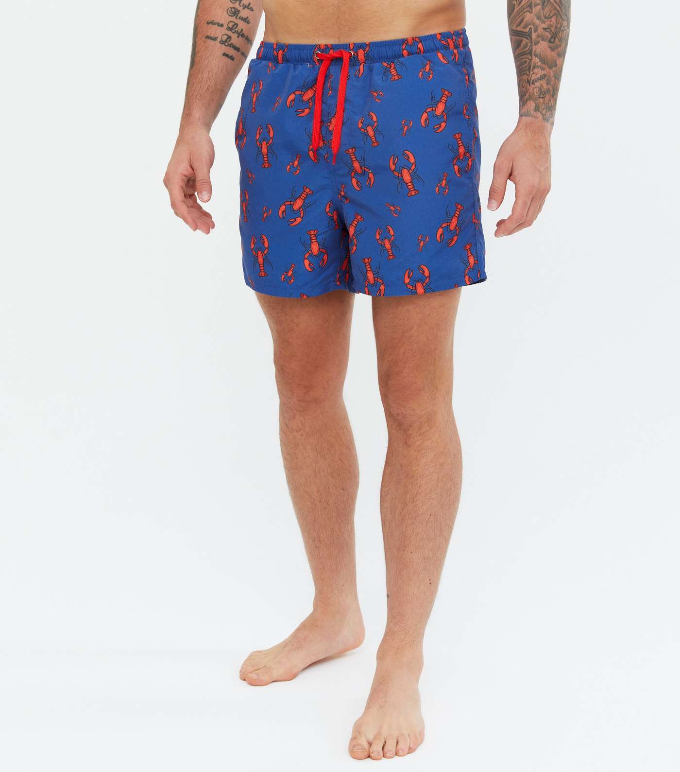 Only & Sons Blue Lobster Swim Shorts Image 2