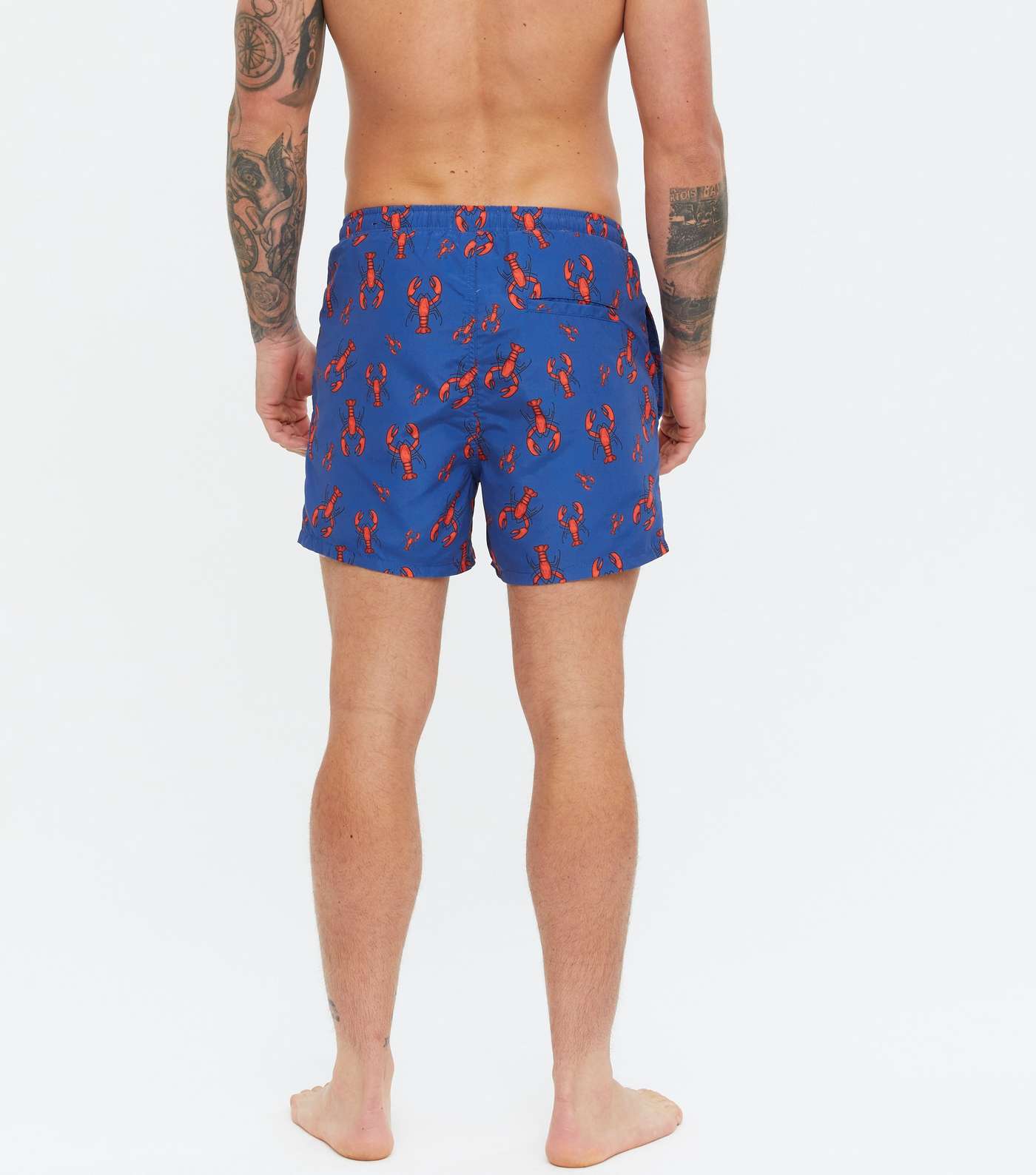 Only & Sons Blue Lobster Swim Shorts Image 4