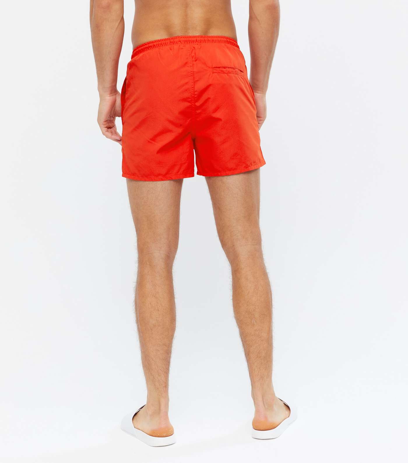 Only & Sons Red Tie Waist Swim Shorts Image 4