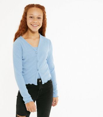 pale blue long cardigan