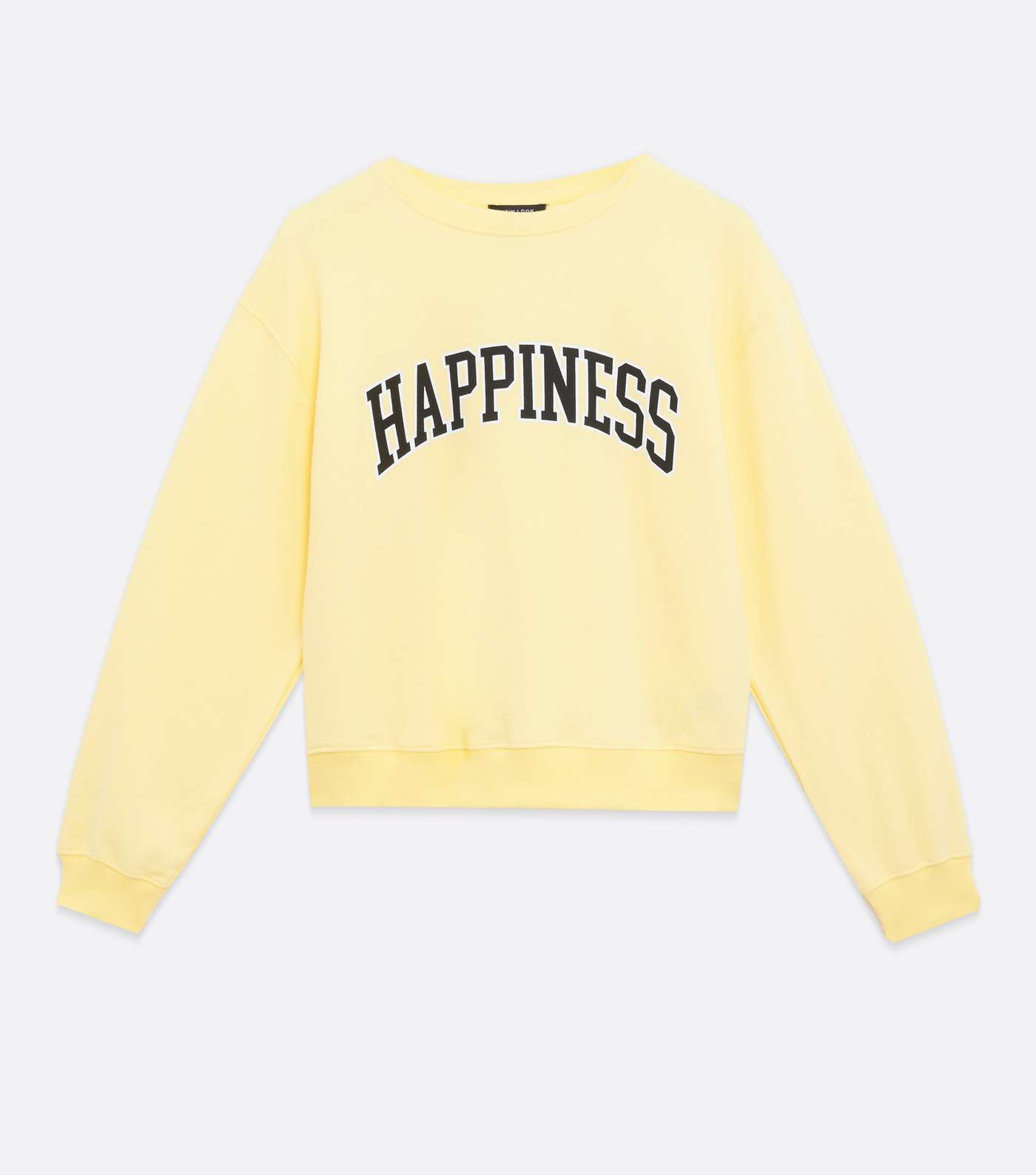 Tall Yellow Happiness Logo Sweatshirt Image 5