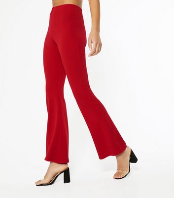 Flare trousers Color fuchsia - SINSAY - 8837Q-43X