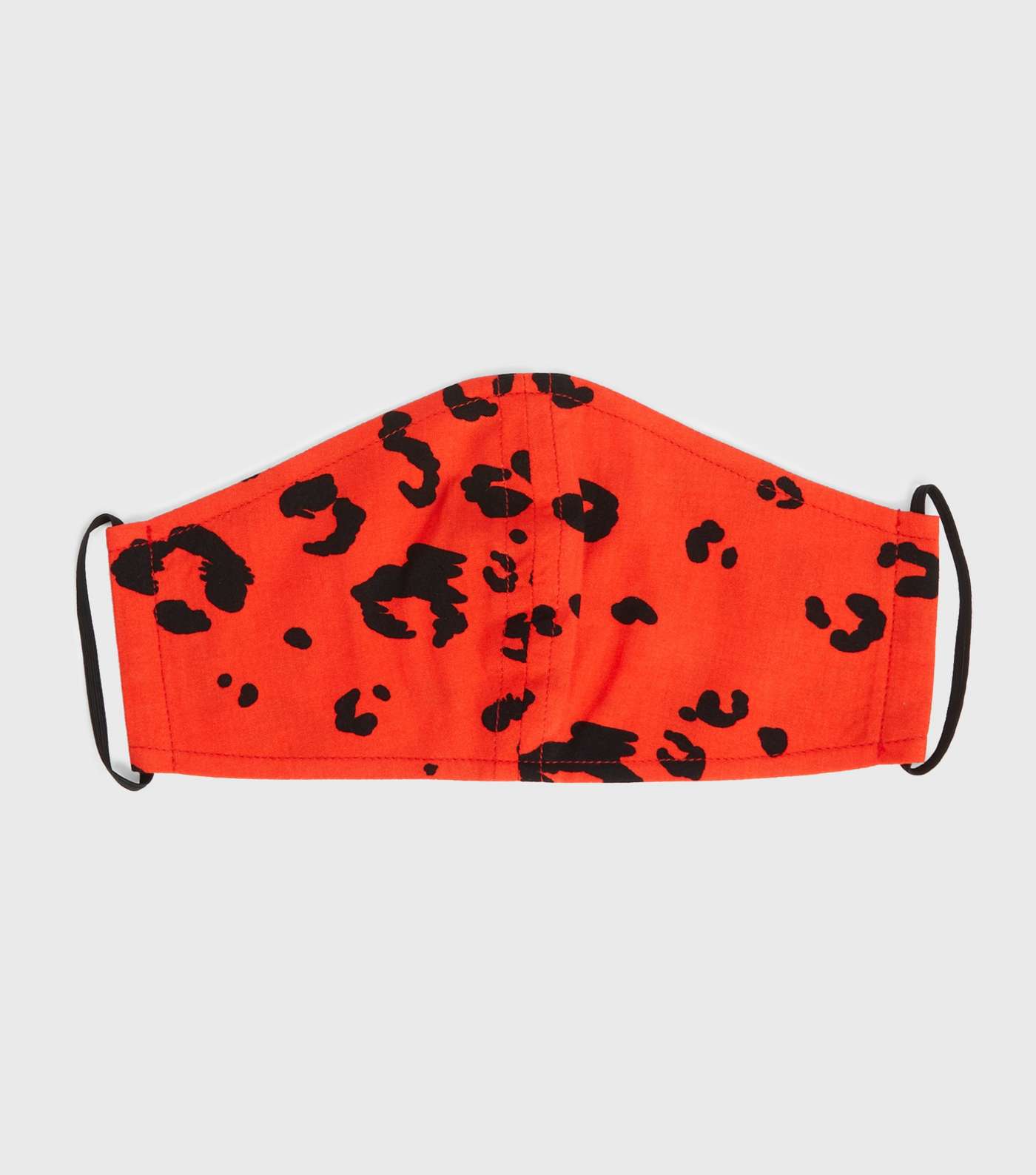Red Animal Print Reusable Face Covering Image 2