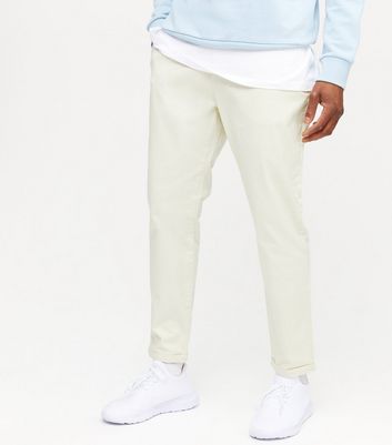 men's off white chino pants