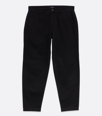 plain black chinos