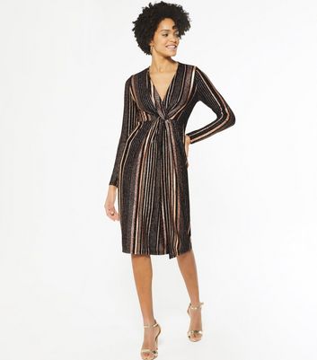 New look rose gold dress sale