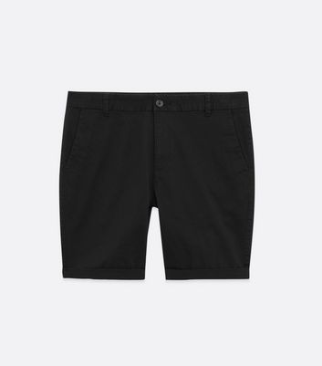 chino shorts black