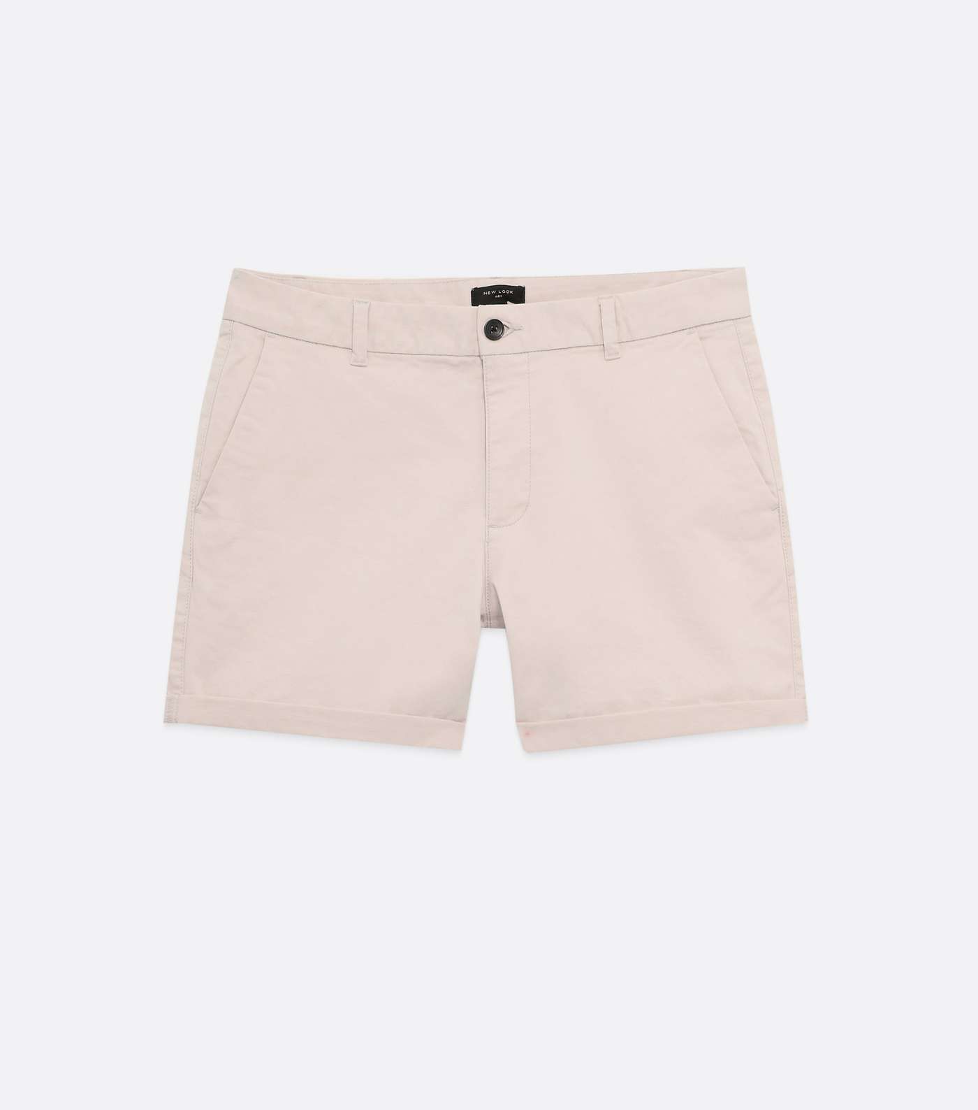 Pink Thigh Length Chino Shorts Image 5