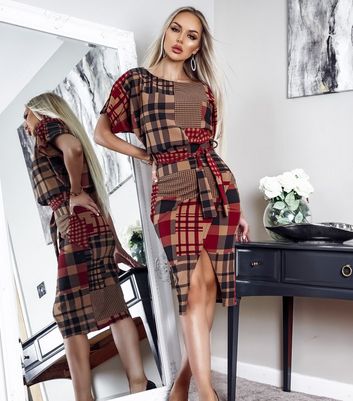 new look patchwork dress