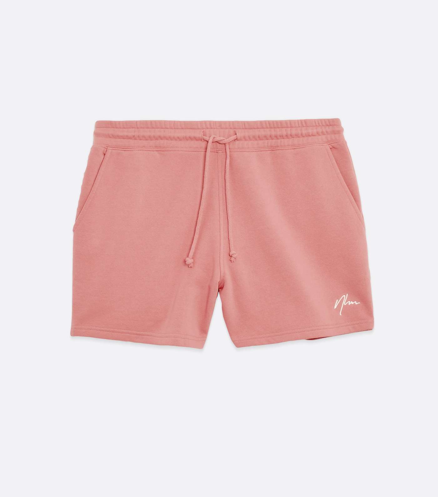 Mid Pink NLM Embroidered Short Length Shorts Image 5