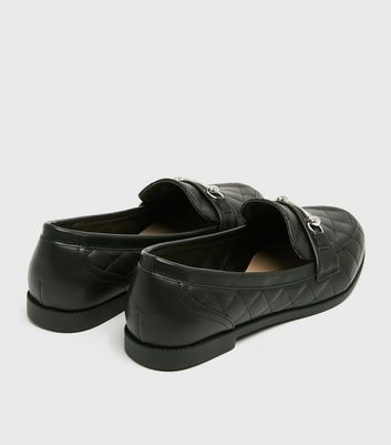 womens quilted loafers