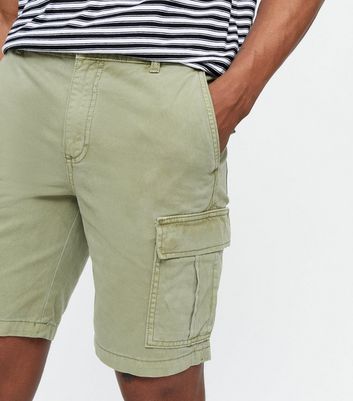Khaki Cotton Cargo Shorts | New Look