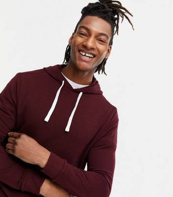 Burgundy hoodie clearance mens