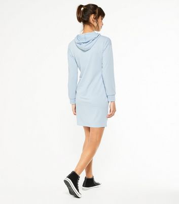 Blue hoodie hot sale dress