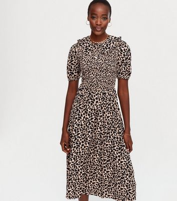 Oasis leopard cheap midi dress