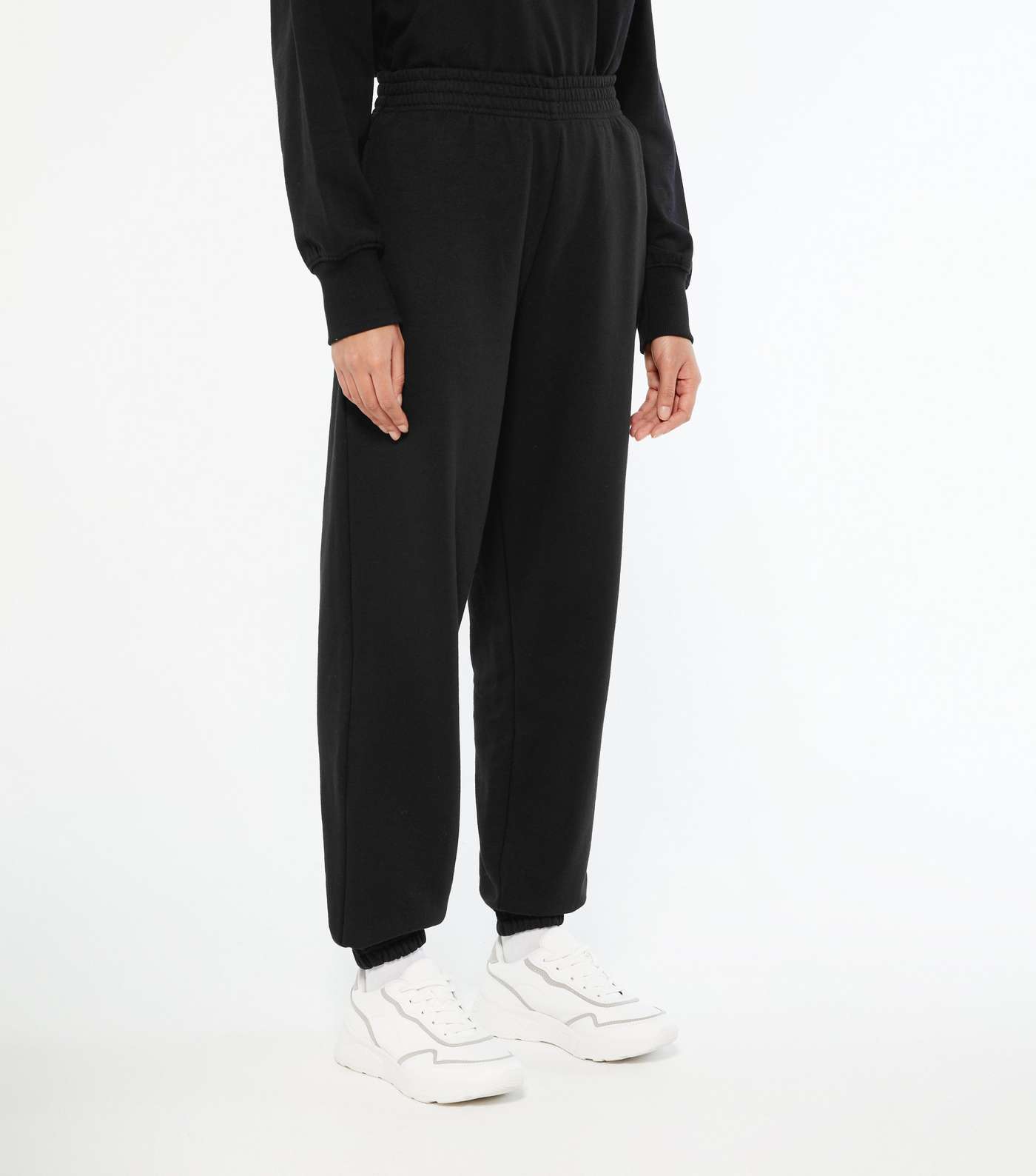 2 Pack Black Jersey Joggers  Image 2