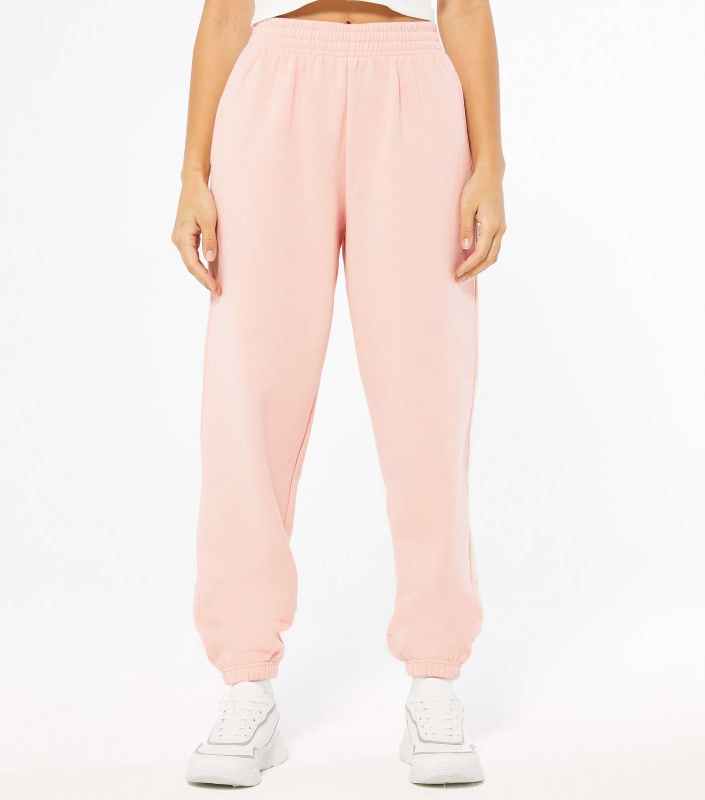 2 Pack Pink and Black Jersey Joggers  Image 2