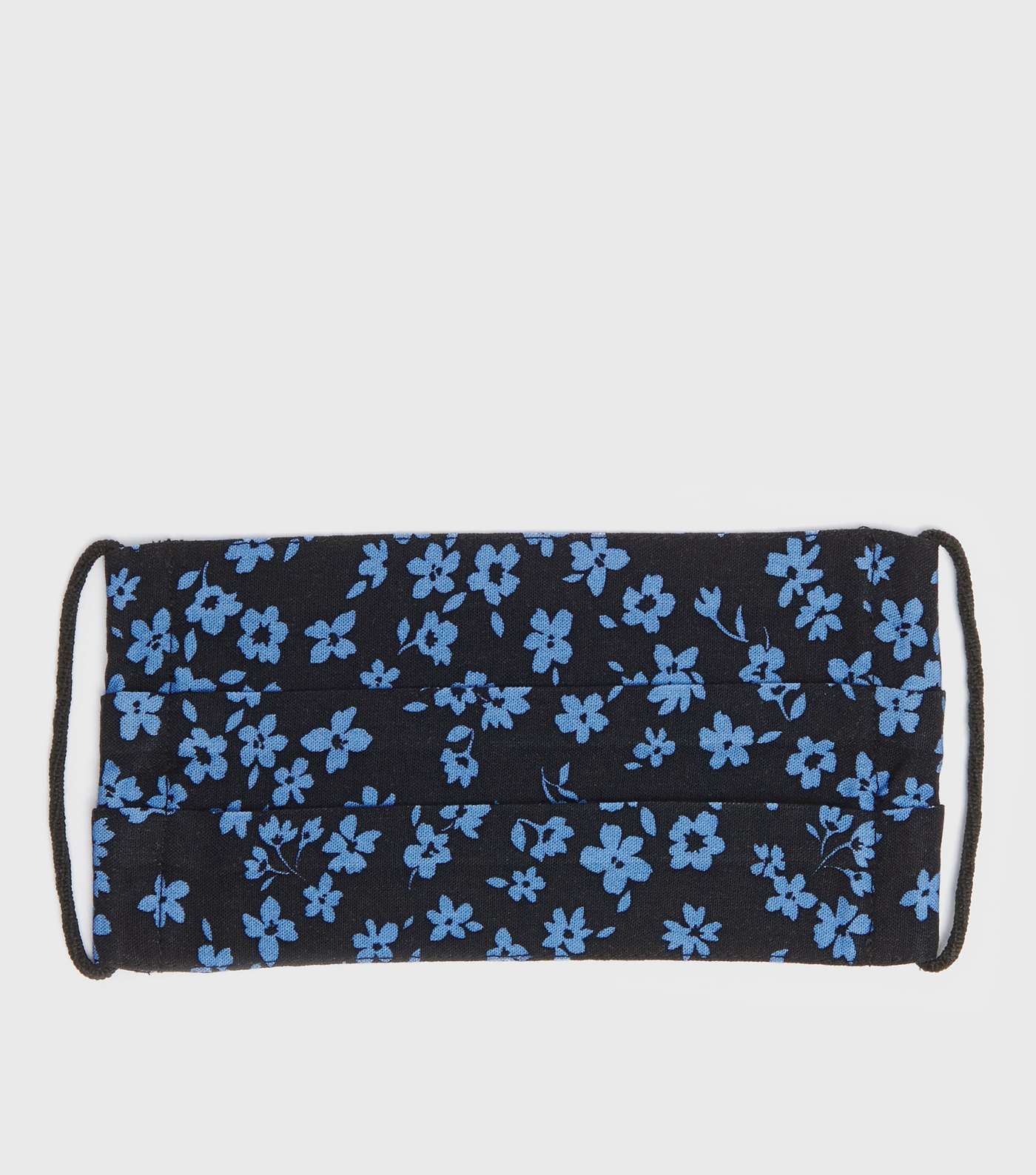 Girls Black Ditsy Floral Reusable Face Covering