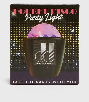 Image of Black Pocket Disco Party Light New Look