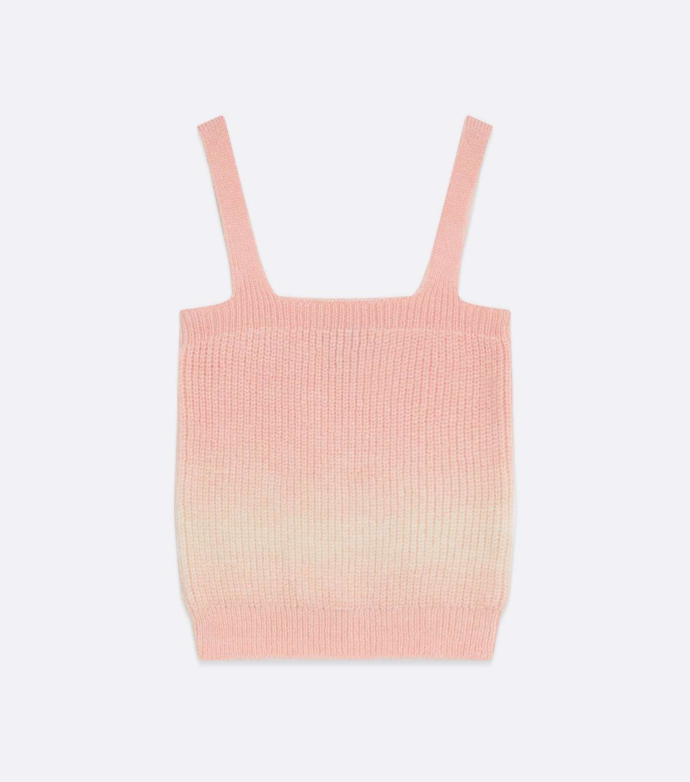 Girls Pink Ribbed Ombré Knit Vest Image 5