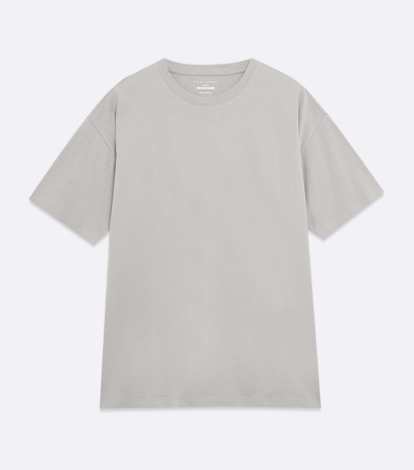 Pale Grey Oversized T-Shirt Image 5