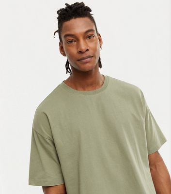 Olive Oversized T-Shirt | New Look