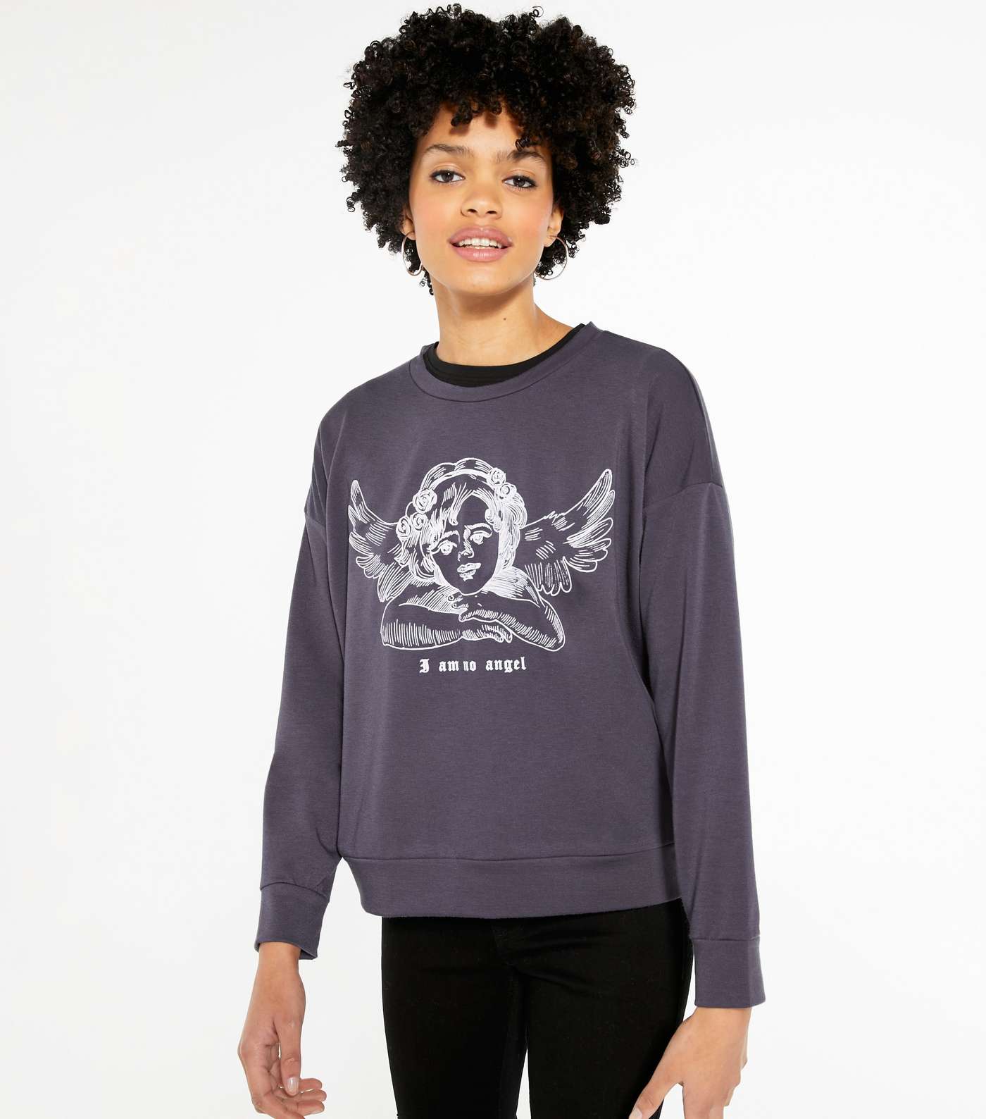 Grey Angel Logo Sweatshirt